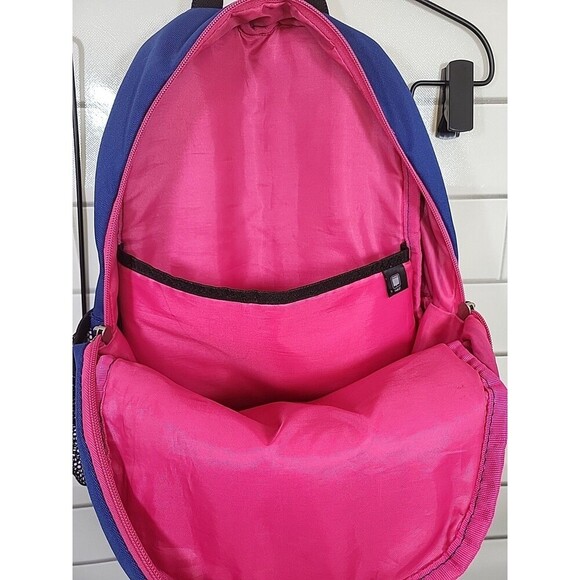 Swiss Gear Backpack Blue, Pink Floral Dragonfly Butterflies Disney Girl Style - Picture 7 of 12